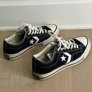 Converse Black Star Player 76 Sneakers, Size 40 EUR/ 9 US